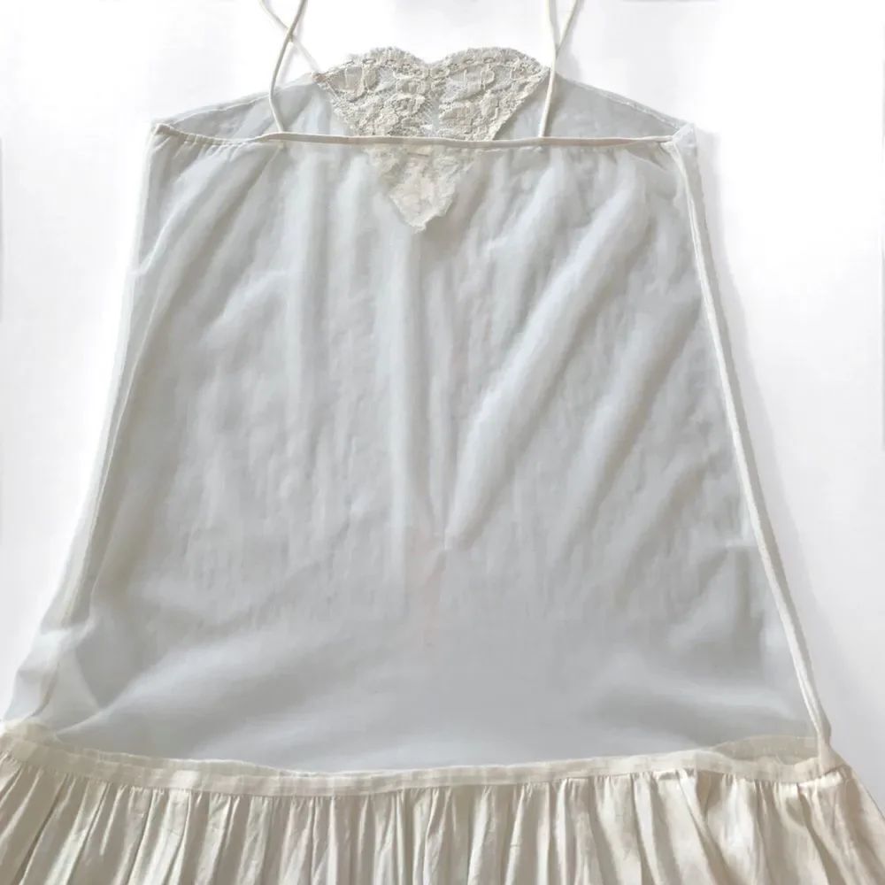 Vintage Sheer Lace Slip Dress - Picture 6 of 8